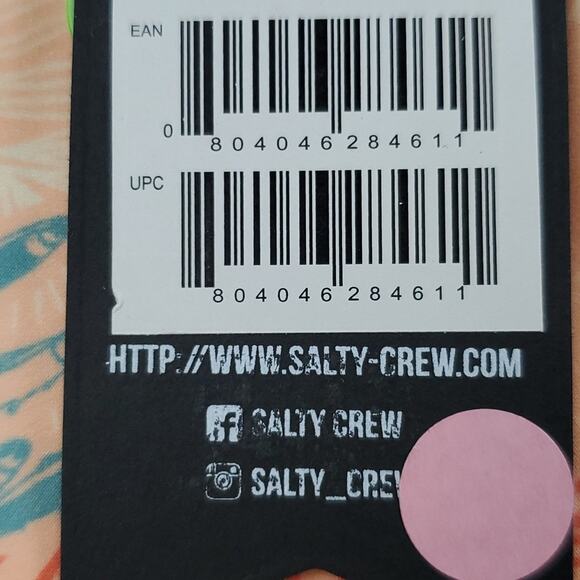 Salty Crew Men's Dark Aqua Tandem Board Shorts Size 38 - Picture 9 of 11